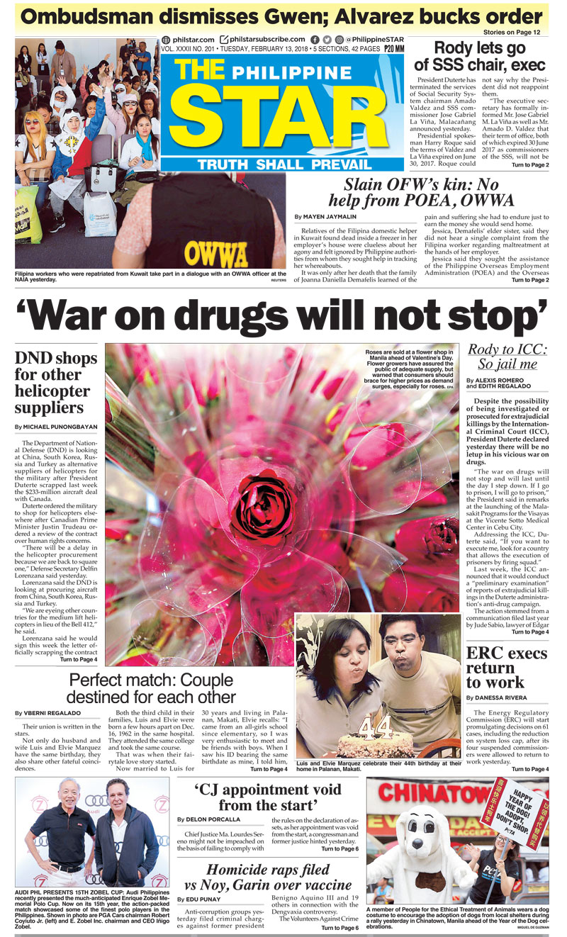 The Star Cover (February 13, 2018)