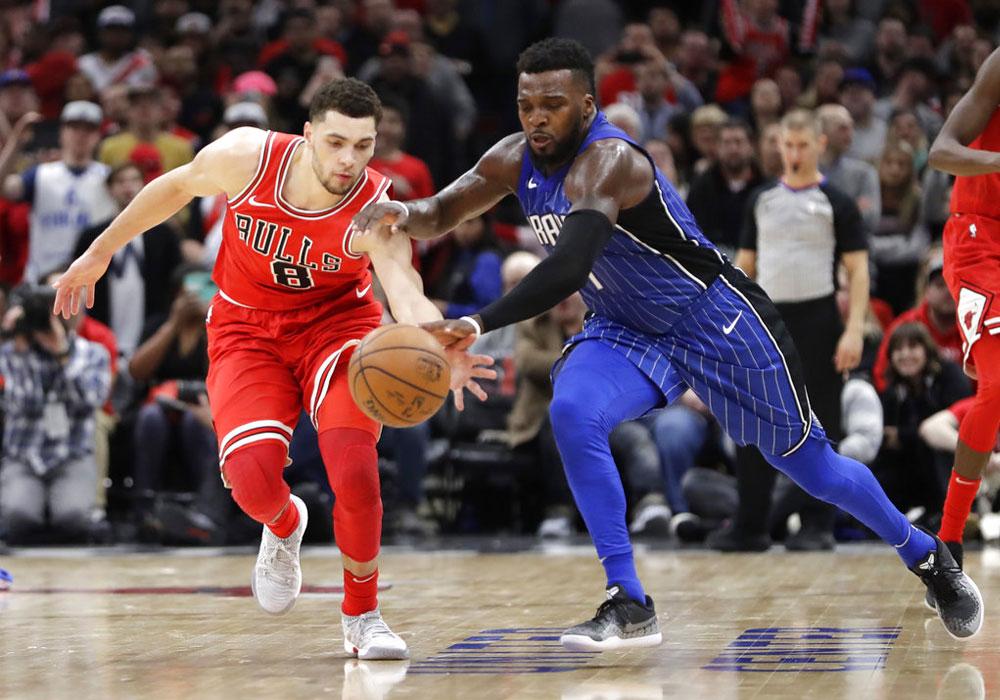 LaVine steal, dunk leads Bulls to close win over Magic