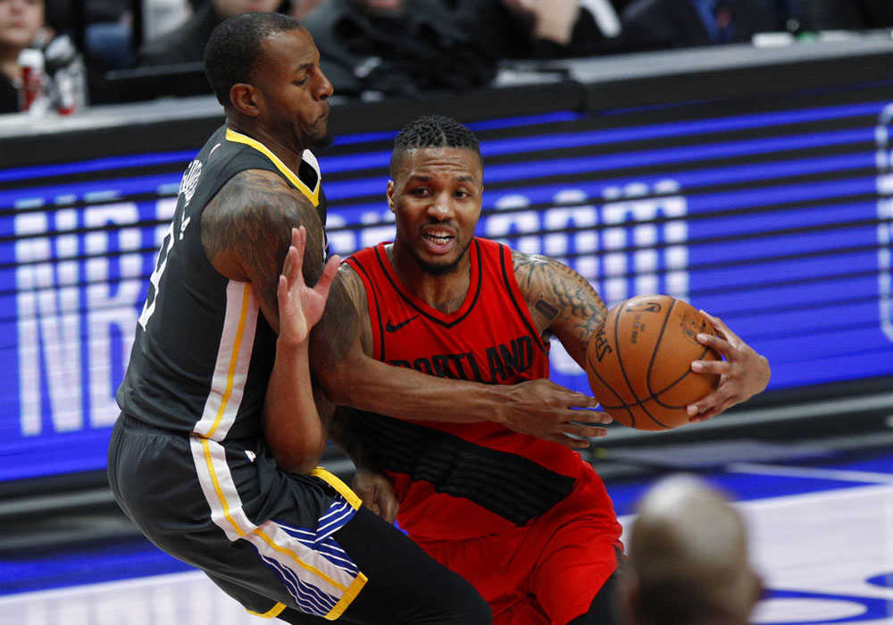 Lillard, Blazers overcome Durant's 50 to stun Warriors