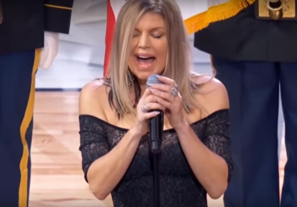 Fergie on US anthem at NBA All-Star: Iâ��m a risk-taker