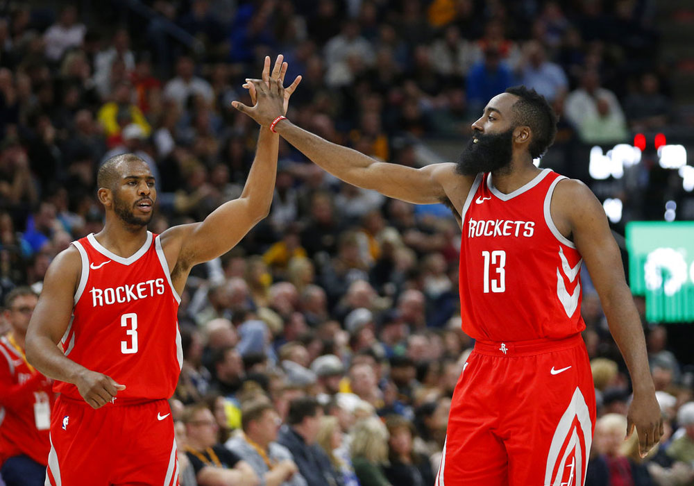 Rockets soar over Jazz for 13th straight win