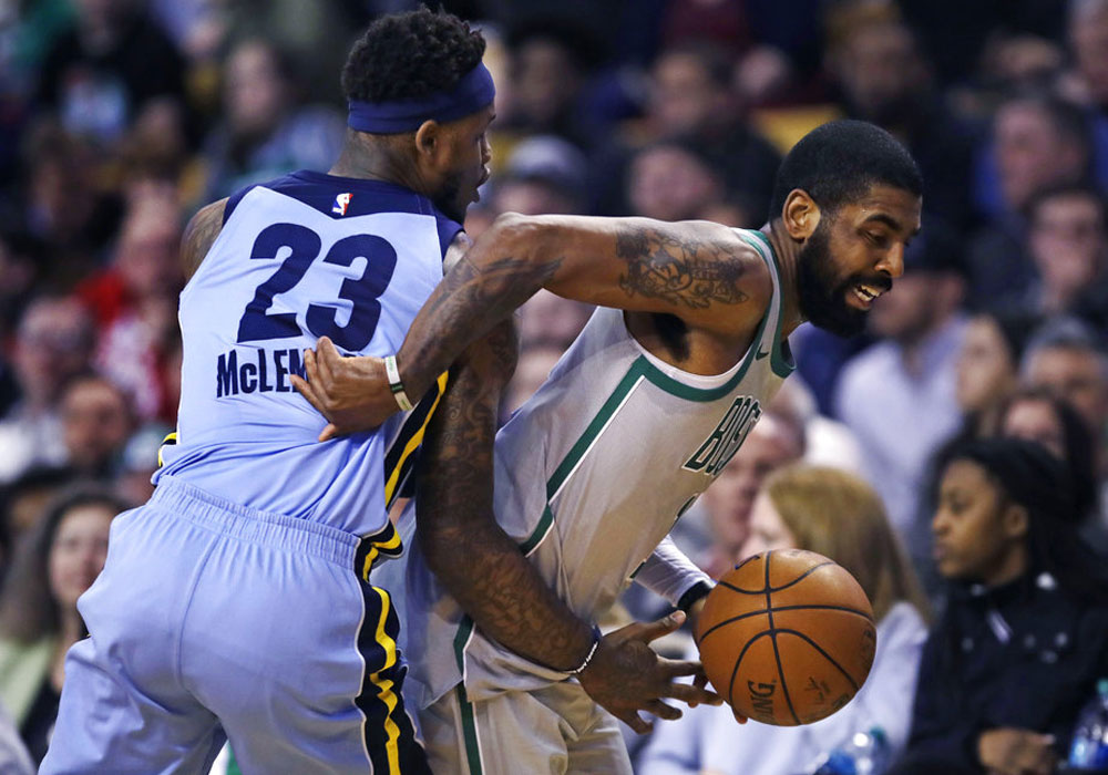 Irving, Celtics chase off Grizzlies