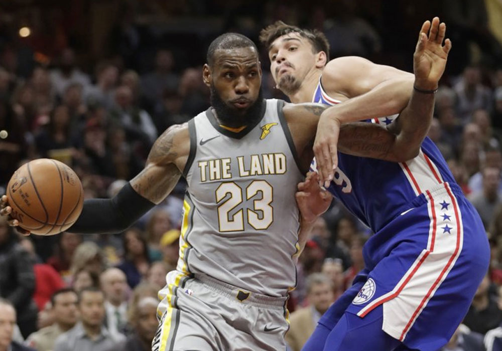 Sixers showcase themselves for LeBron, repel Cavs