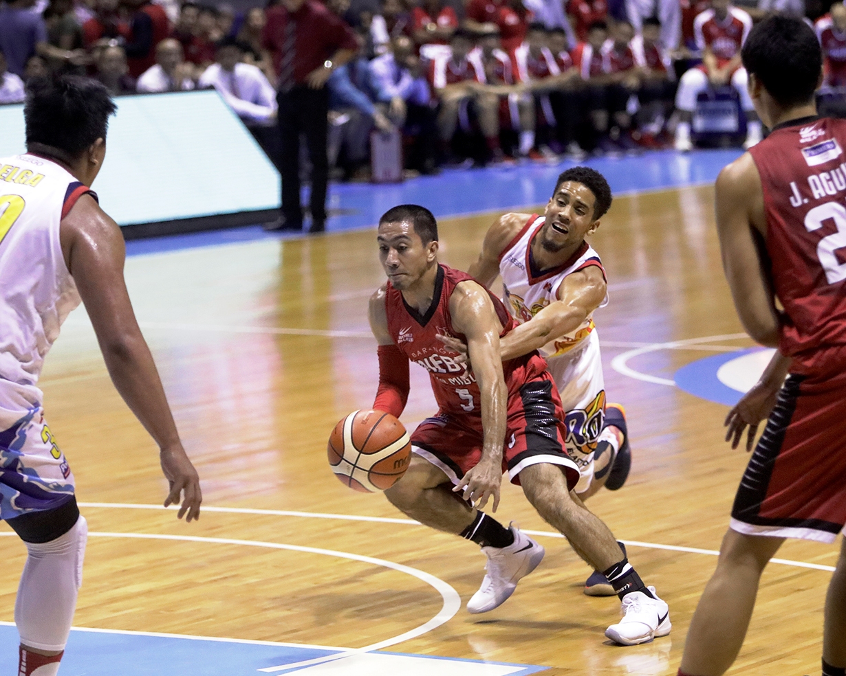 Tenorio lives up to 'Ironman' tag with almost 1 hour playing time in Ginebraâ��s 3OT win over Rain or Shine