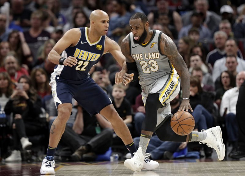 Long distance: Nuggets make 19 triples, roll past LeBron, Cavs