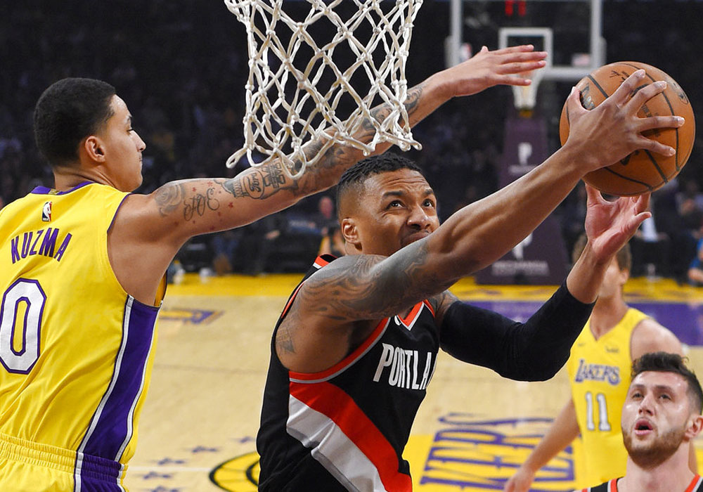 Lillard sparks Trail Blazers' rally in win over Lakers