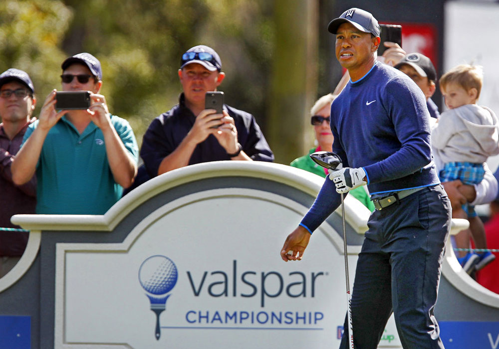 Woods Makes His Tampa Bay Debut At Valspar Championship 