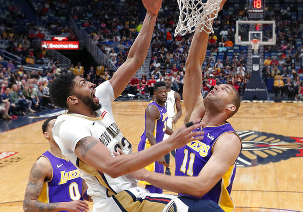 Davis, Rondo push Pelicans past Lakers