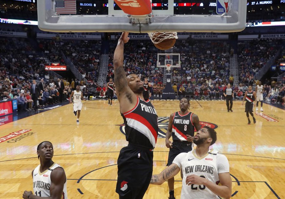 Lillard explodes for 41 points as Blazers slip past Pelicans