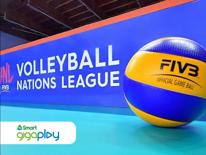 Smart presents FIVB Volleyball Nations League live on GigaPlay