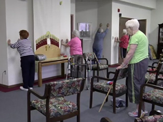 WATCH: Going strong: 98-year-old fitness instructor