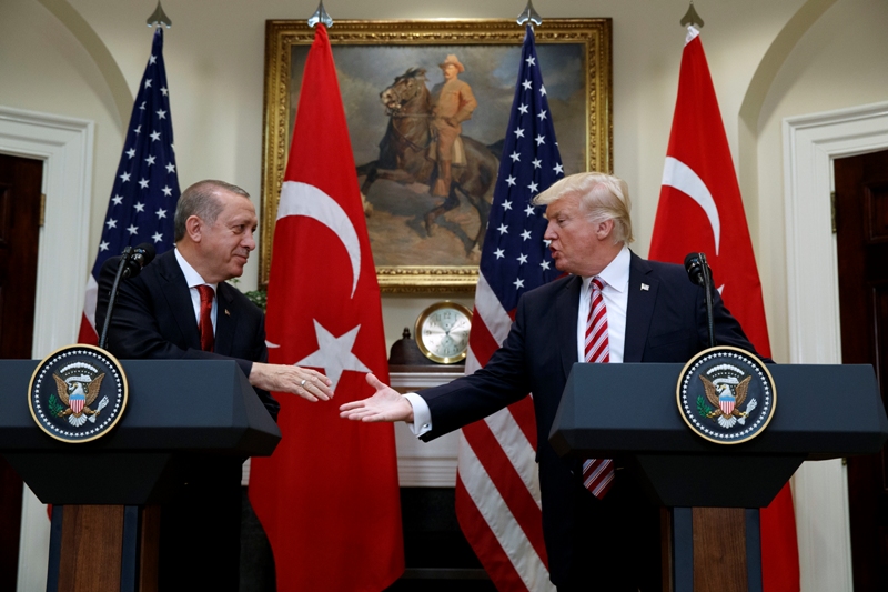 Trump, Turkish leader hail ties despite US arming of Kurds