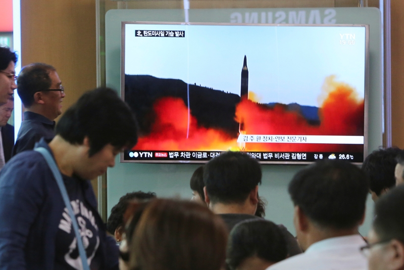 NKorea fires apparent Scud-type missile into eastern waters
