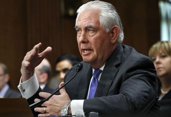Tillerson: No conflict between US aid, rights concerns