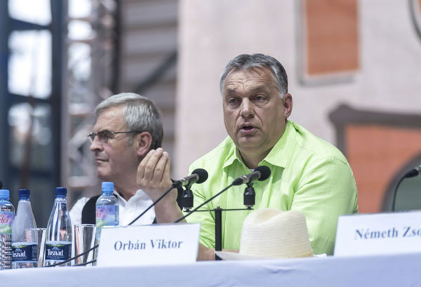 Hungary's leader: EU and Soros seek to 'Muslimize' Europe