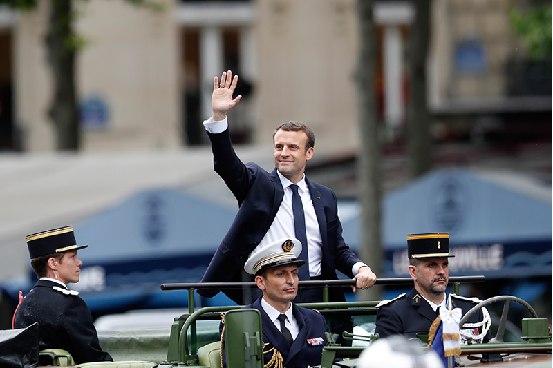 Popularity of France's upstart new president fading fast