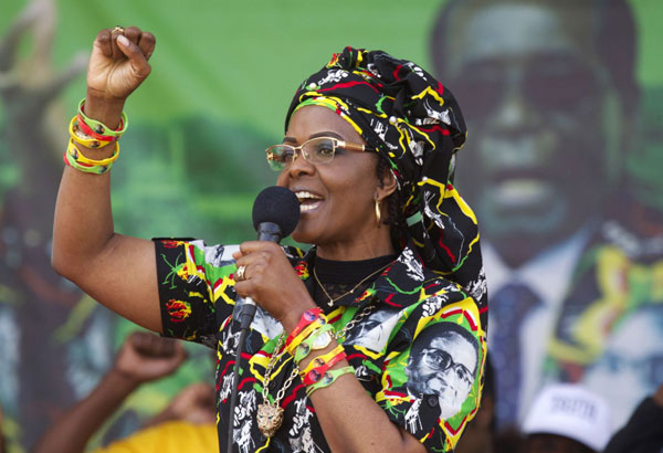 Zimbabwe's first lady accused of assault in South Africa