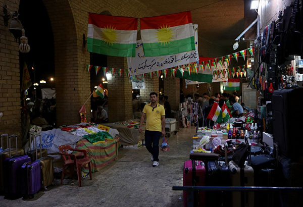 Iraq's Kurds to vote on independence amid fears of unrest