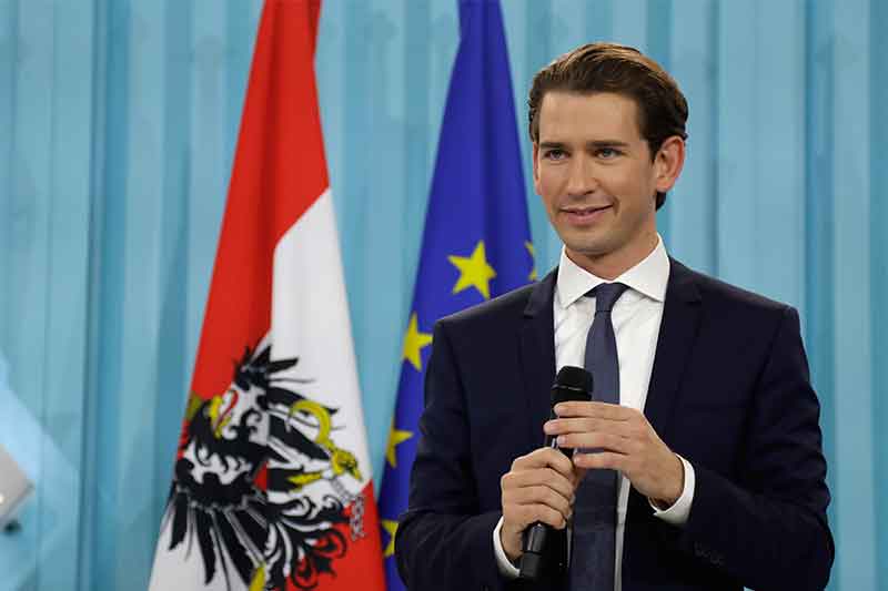 Austrian poised to become Europe's 1st millennial leader
