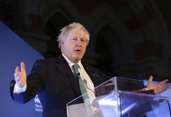 UK's Johnson urges North Korea to 'change course' on nukes