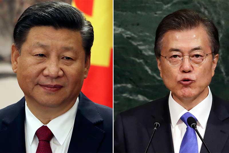 South Korea says Moon will hold summit talks with China's Xi