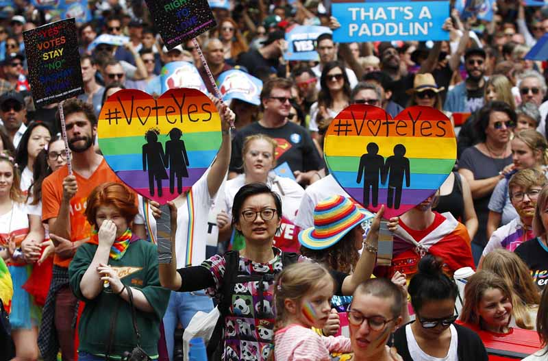 Australians endorse gay marriage in survey