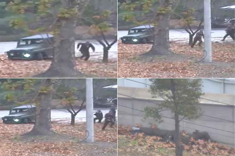 Cold War drama caught on video as N. Korean soldier escapes