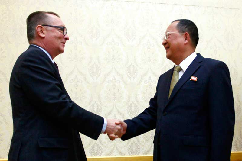 UN envoy meets North Korean foreign minister