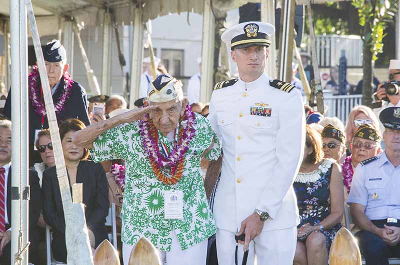 Pearl Harbor survivors remember those killed 76 years ago