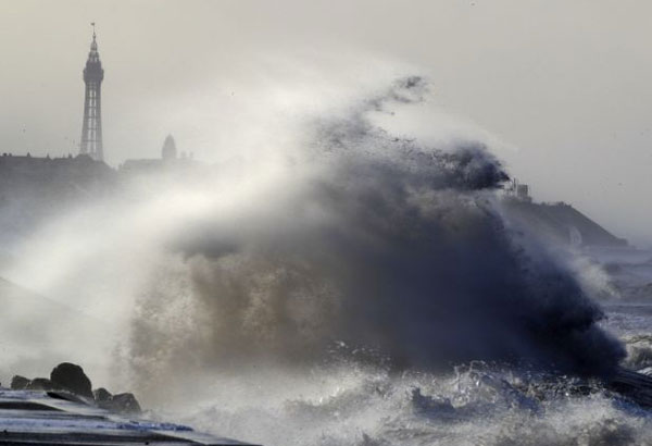 Severe storm batters western Europe, British Isles