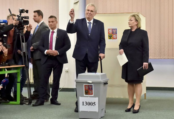 Czech president will face runoff election with strong lead