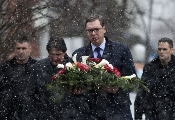 Serbian president visits Kosovo after politician's slaying