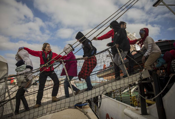 Spain rescues 56 migrants crossing Mediterranean Sea