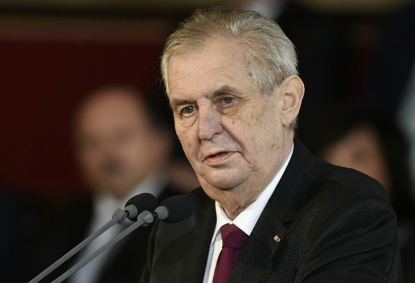 Milos Zeman inaugurated for 2nd term as Czech president