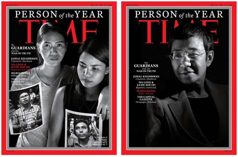 Rappler's Ressa among journalists named TIME Person of the Year