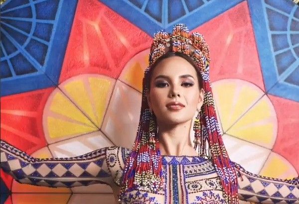 Miss Universe bet Catriona Gray shows original lighting up parol costume