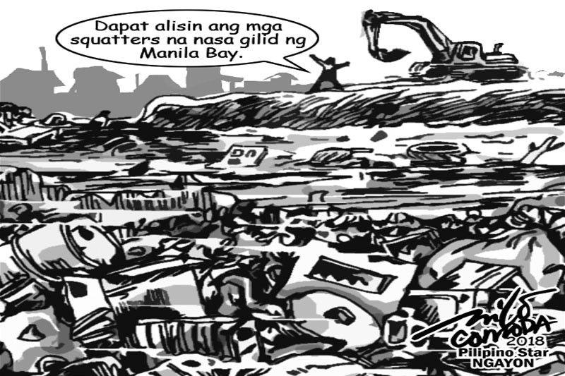 EDITORYAL - Squatters ang dahilan kaya daming basura sa Manila Bay