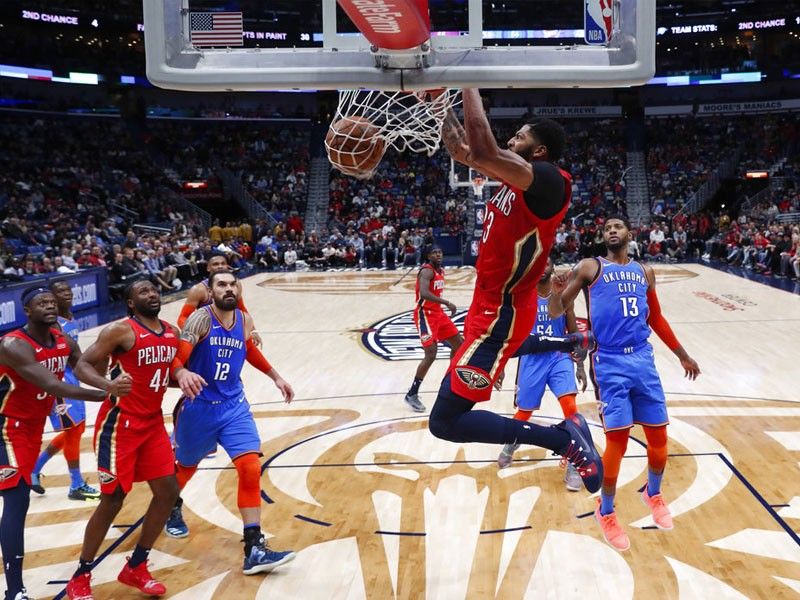 Davis posts 44-18 statline as Pelicans thwart Thunder