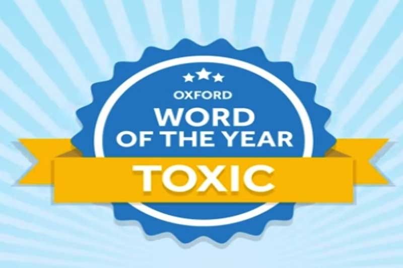 â��Toxicâ��, Oxford Word of 2018