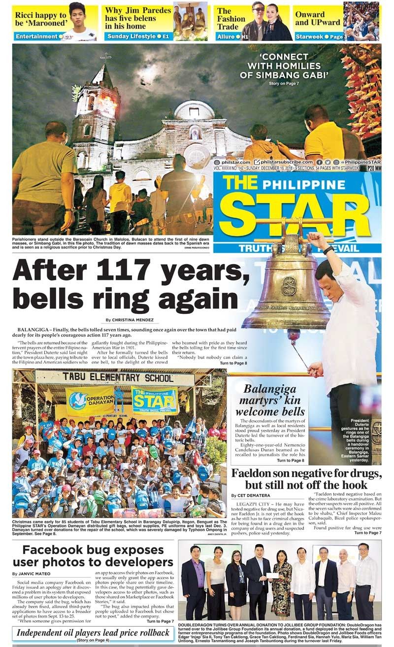 The STAR Cover (December 16, 2018)
