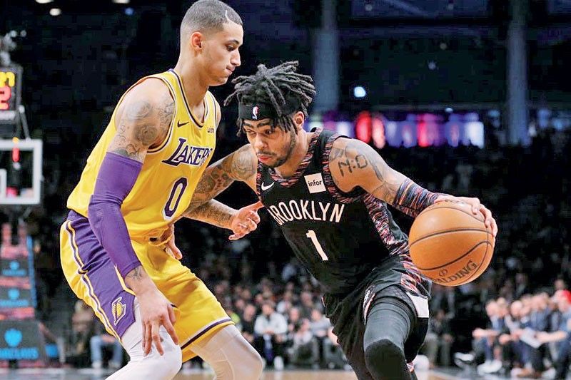 Nets kinaldag  ang Lakers