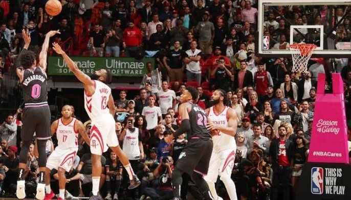 Heat tinusta  ang Rockets