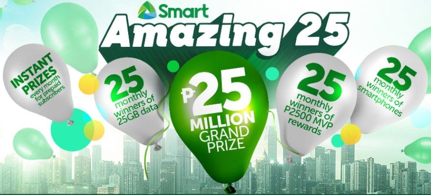 Smart celebrates 25th anniversary with biggest raffle promo for subscribers
