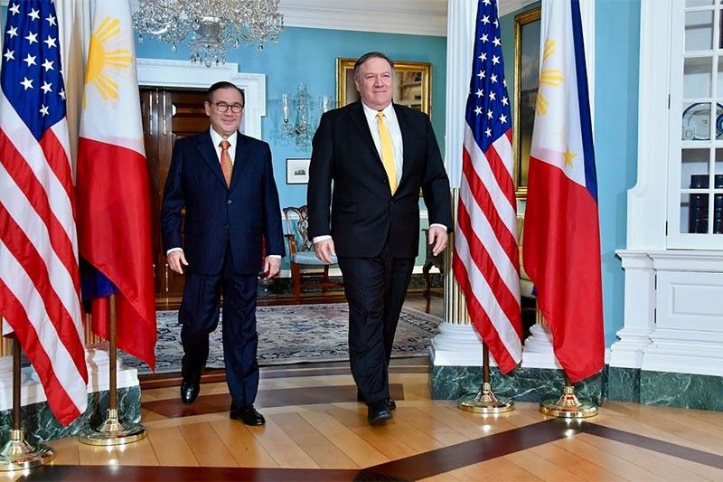 Locsin, Pompeo reaffirm US-Philippines alliance, discuss South China Sea