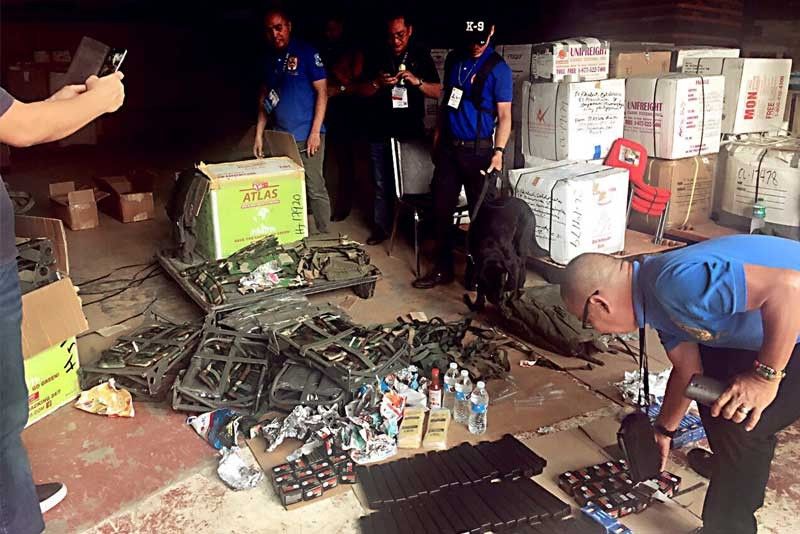 BOC seizes P1 million ammo shipment