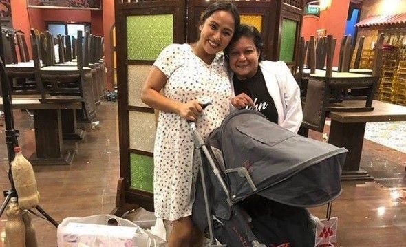 Pregnant Rochelle Pangilinan gets 'surprise' gifts from Nora Aunor