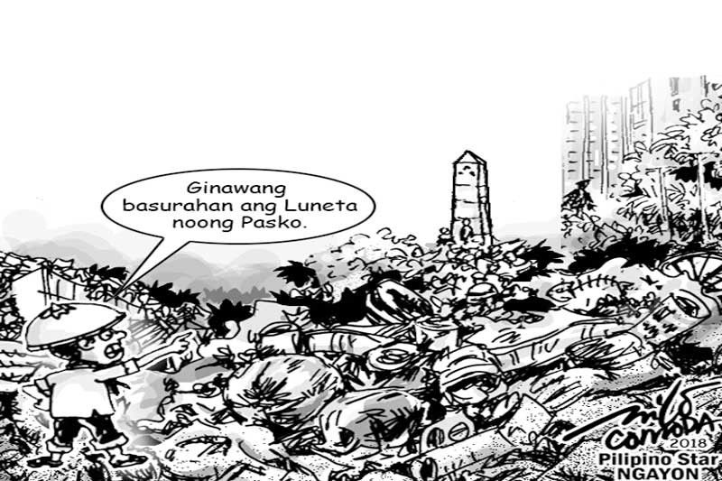 EDITORYAL- Di na natuto, dinumihan muli ang Luneta