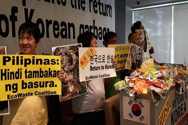6,500 toneladang basura mula Korea ibabalik ng Pinas