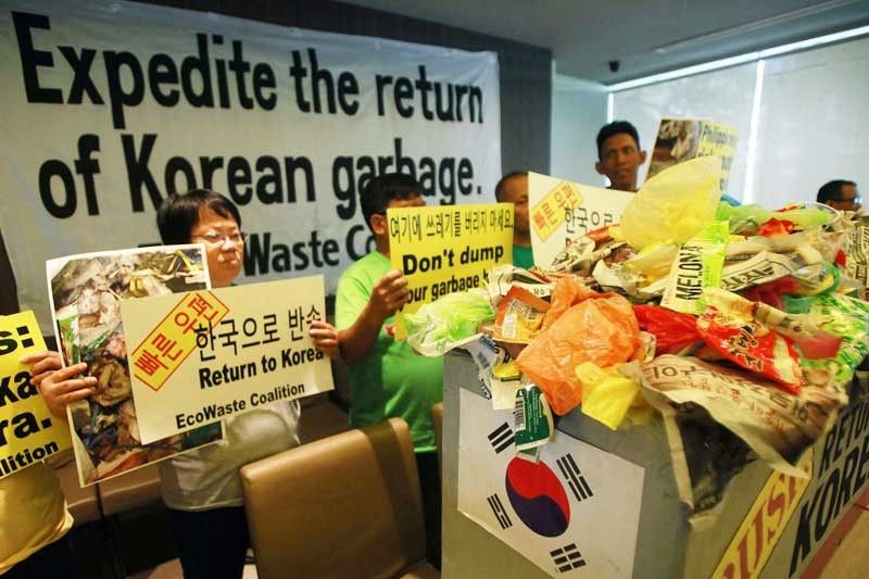 Government to return waste shipments to South Korea