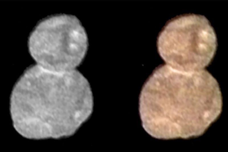 NASA says faraway world Ultima Thule shaped like 'snowman'